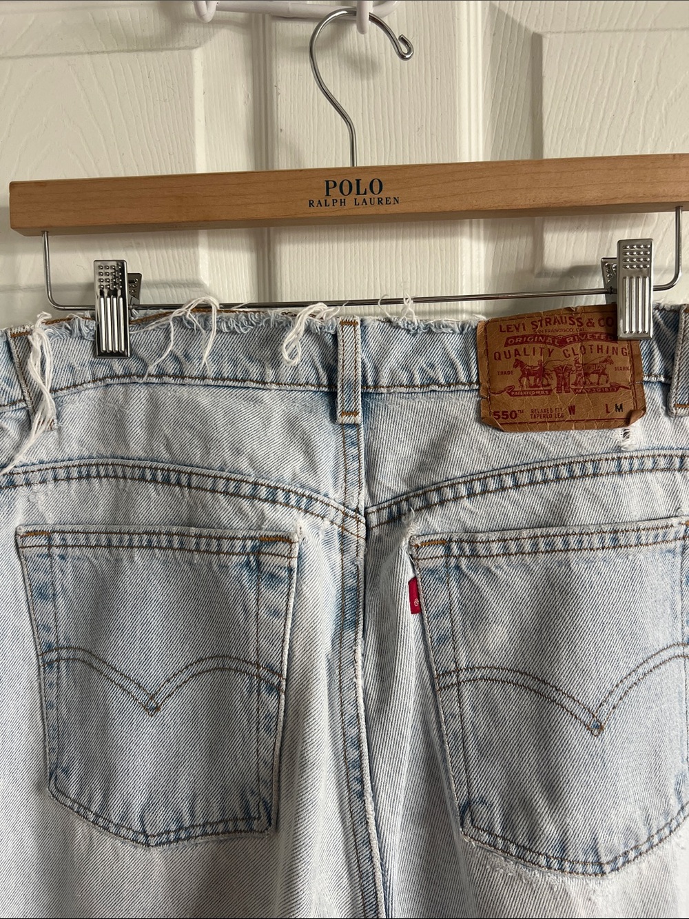Levi's Light Wash 550 Relaxed Fit Women’s Jeans